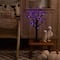 2ft. Pre-Lit Artificial Halloween Spider Twig Tree with 24 Purple LED Lights